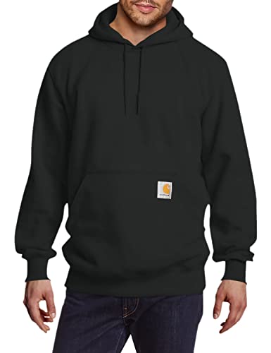 Carhartt Men's Heavyweight Rain Defender Sweatshirt, Black