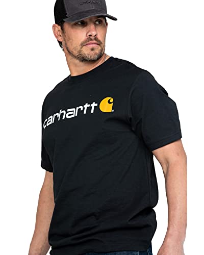 Carhartt Men's Heavyweight Short-Sleeve Logo Tee