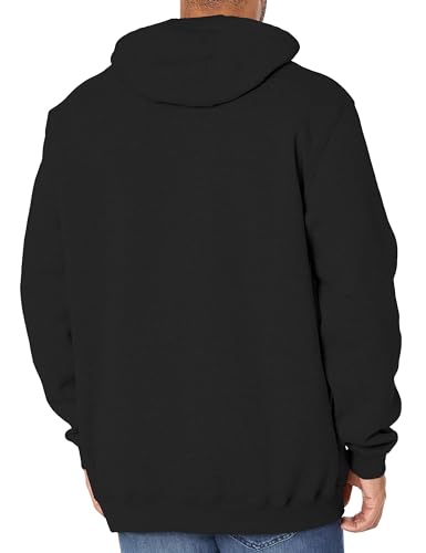 Carhartt Men's Black Logo Sleeve Sweatshirt - Large