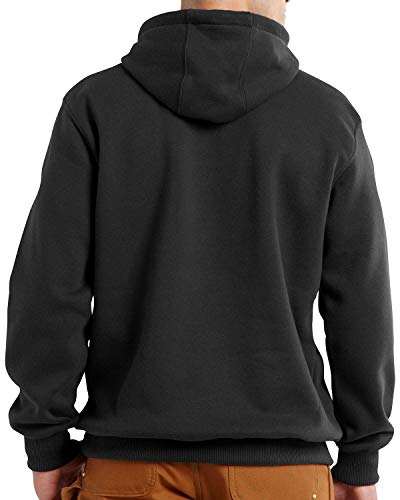 Carhartt Men's Heavyweight Rain Defender Sweatshirt, Black