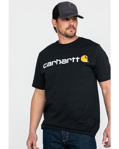 Carhartt Men's Heavyweight Short-Sleeve Logo Tee