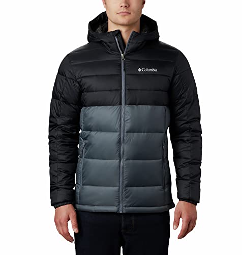 Columbia Men's Insulated Hooded Jacket - Graphite/Black