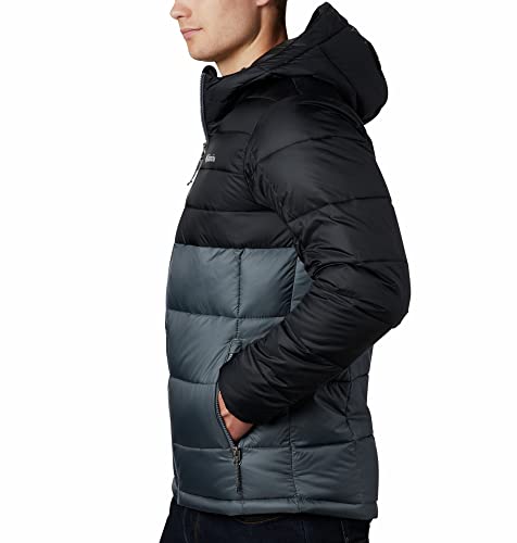 Columbia Men's Insulated Hooded Jacket - Graphite/Black