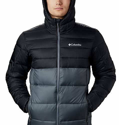 Columbia Men's Insulated Hooded Jacket - Graphite/Black