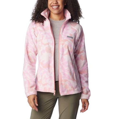 Columbia Women's Benton Springs Printed Jacket - Salmon Rose