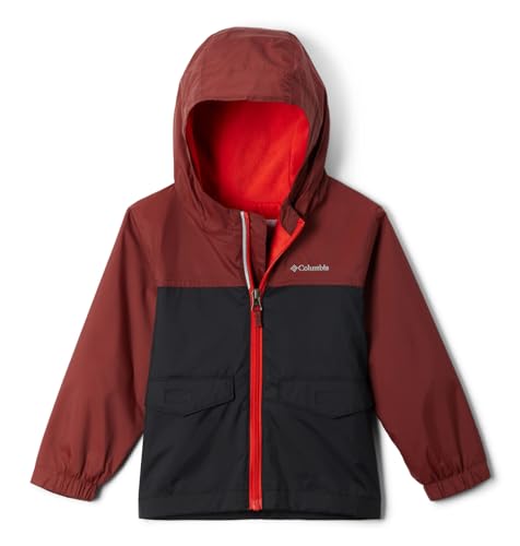 Columbia Youth Rain-Zilla II Jacket, Spice/Black