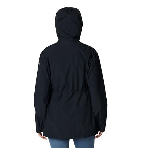 Columbia Women's Blossom Park Black Rain Jacket