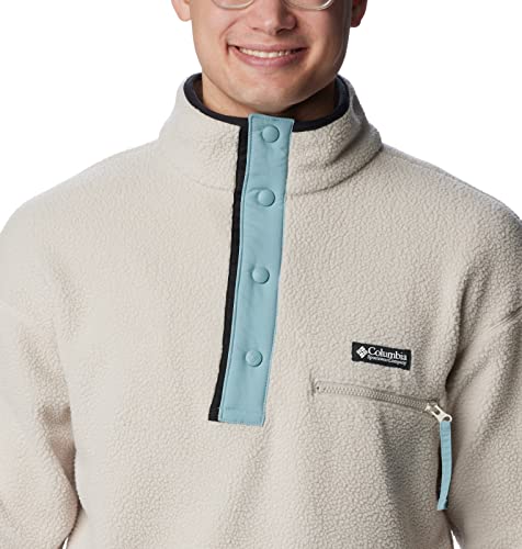 Columbia Men's Helvetia Fleece Half Snap - Dark Stone