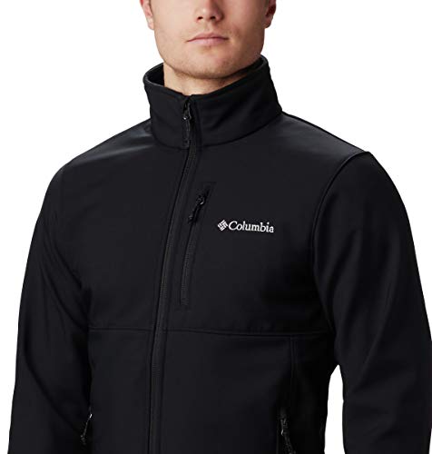 Columbia Men's Black Ascender Softshell Jacket, Medium