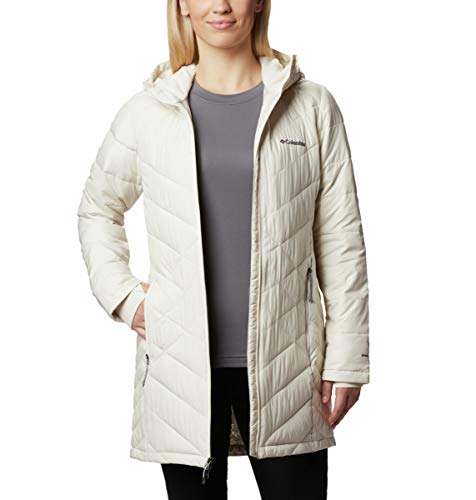Columbia Women's Heavenly Long Hooded Jacket - Chalk