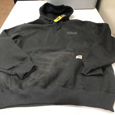 Carhartt Men's Heavyweight Rain Defender Sweatshirt, Black