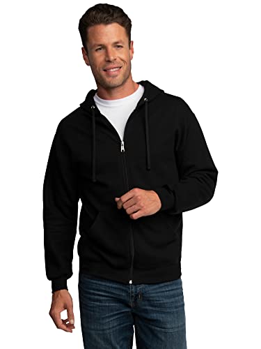Men's Eversoft Full Zip Fleece Hoodie - Black