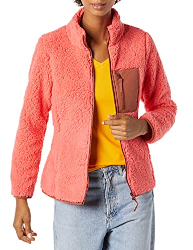 Sherpa Mock Neck Full-Zip Jacket - Plus Size