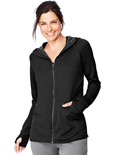 Hanes Women's Performance Full Zip Fleece Hoodie