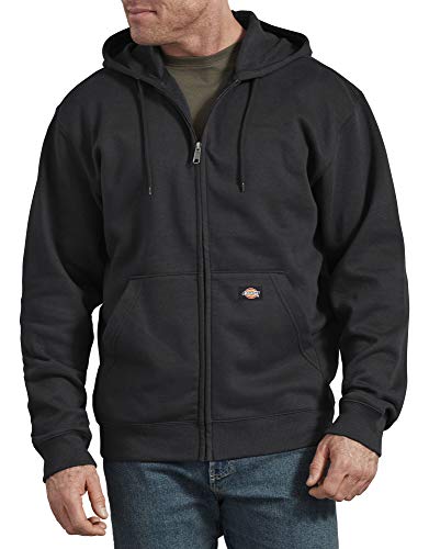 Dickies Men's Fleece Full Zip Hoodie - Dark Heather