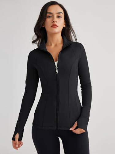 Trendy Women's Lightweight Zip-Up Hooded Jacket