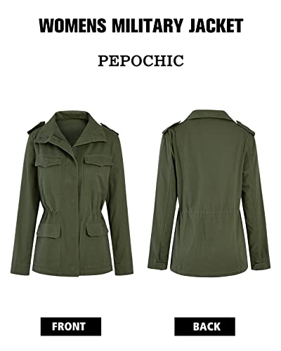 Women's Lightweight Military Utility Anorak Jacket