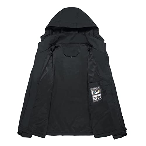 Men's Lightweight Waterproof Rain Jacket with Hood