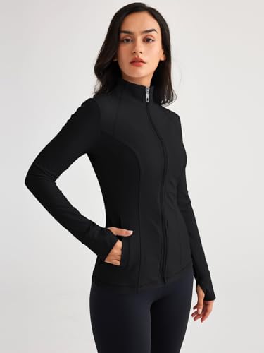 Trendy Women's Lightweight Zip-Up Hooded Jacket