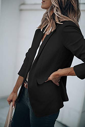 Cicy Bell Women's Open Front Casual Blazer