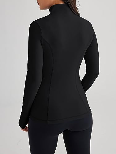 Trendy Women's Lightweight Zip-Up Hooded Jacket