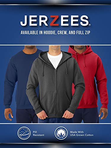 Men's Black Full Zip Fleece Sweatshirt Hoodie