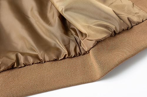 Stylish Lightweight Coffee Men's Bomber Jacket