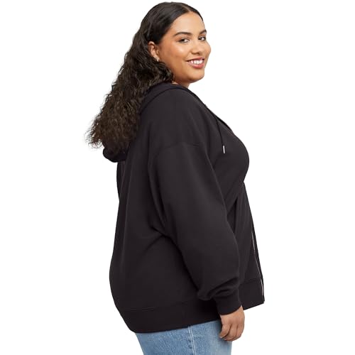 Hanes Women's Plus Zip Hoodie Fleece Sweatshirt