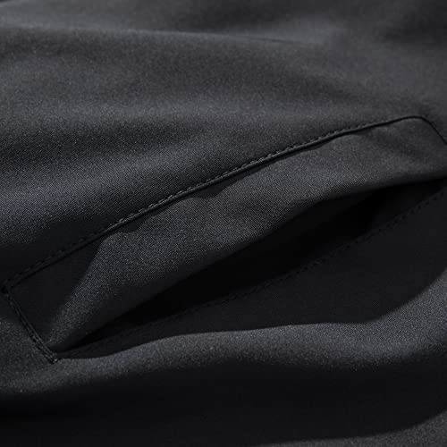 Men's Slim Fit Lightweight Black Bomber Jacket