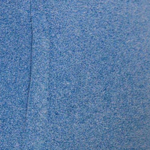 Women's Plus Size Sleeveless Fleece Vest - Blue