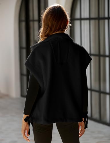 Women's Oversized Fuzzy Fleece Sherpa Vest