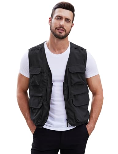 Lightweight Men's Fishing Vest with Pockets