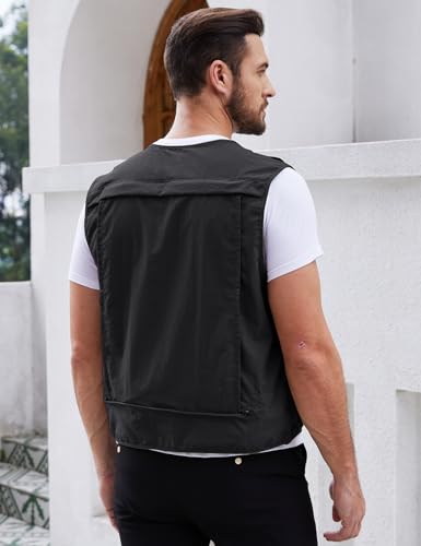 Lightweight Men's Fishing Vest with Pockets