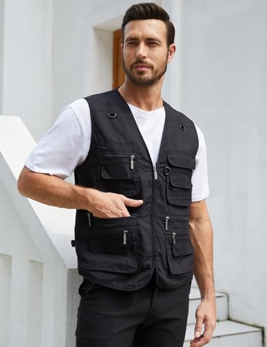 Gihuo Men's Utility Fishing and Safari Vest