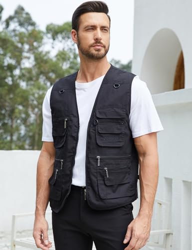 Gihuo Men's Utility Fishing and Safari Vest