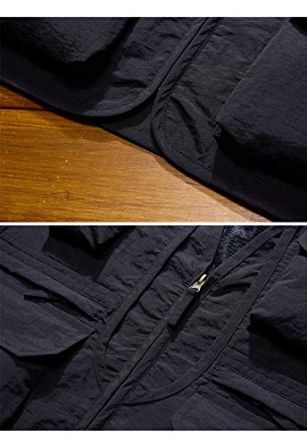 Flygo Men's Outdoor Cargo Vest with Pockets