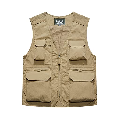 Men's Lightweight Utility Fishing Vest - Black