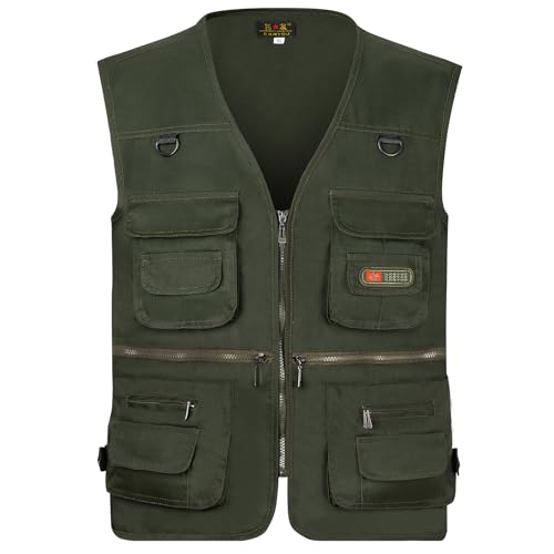 Men's Utility Fishing Safari Vest with Pockets