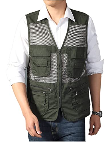 Kedera Men's Multi-Pocket Outdoor Utility Vest