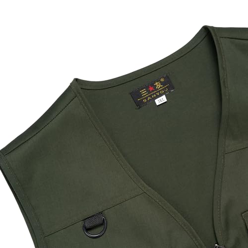 Men's Utility Fishing Safari Vest with Pockets