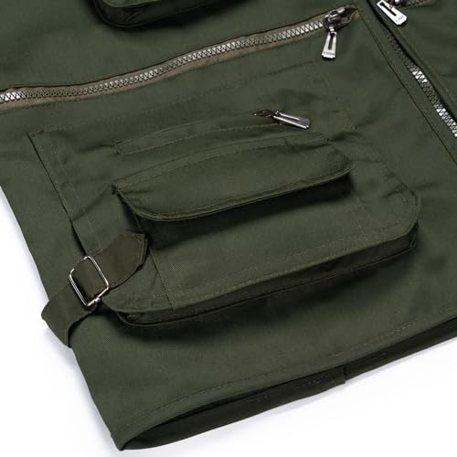 Men's Utility Fishing Safari Vest with Pockets