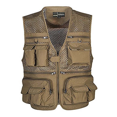 Men's Breathable Camouflage Fishing Vest Jacket