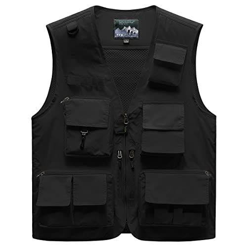 Men's Quick Dry Outdoor Fishing Vest with Pockets