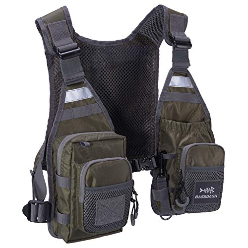 BASSDASH Lightweight Fly Fishing Vest - Unisex