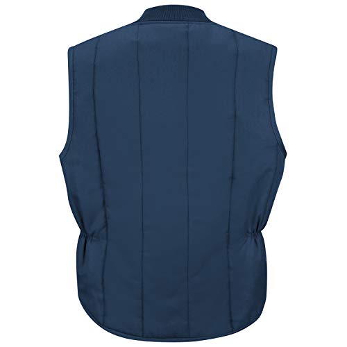 Red Kap Men's Navy Quilted Utility Vest