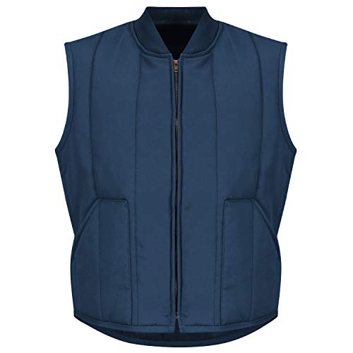 Red Kap Men's Navy Quilted Utility Vest