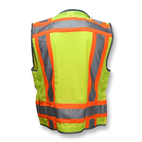 Radians SV55 Heavy Duty Two-Tone Engineer Vest, Green
