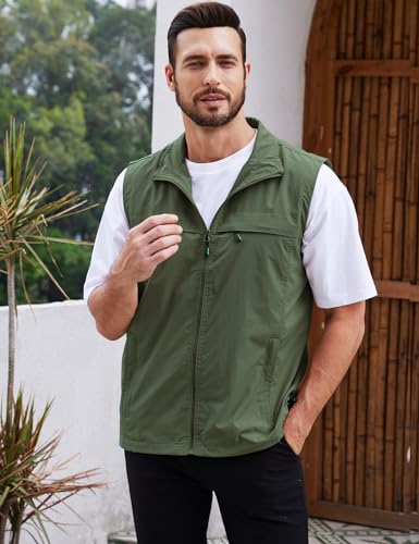 Men's Lightweight Outdoor Multi-Pocket Travel Vest