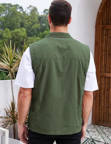 Men's Lightweight Outdoor Multi-Pocket Travel Vest