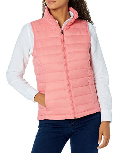 Women's Packable Water-Resistant Puffer Vest - Pink